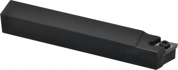 Kennametal - SDJC, Right Hand Cut, 3° Lead Angle, 5/8" Shank Height x 5/8" Shank Width, Neutral Rake Indexable Turning Toolholder - 4-1/2" OAL, DC..32.5. Insert Compatibility, Series Screw-On - Benchmark Tooling