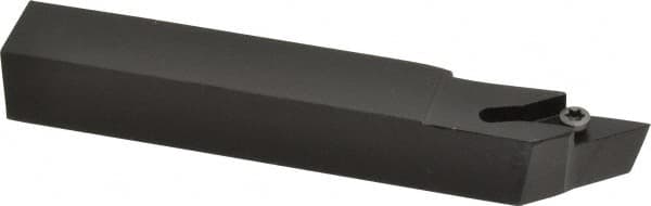 Kennametal - SVJB, Right Hand Cut, 3° Lead Angle, 5/8" Shank Height x 5/8" Shank Width, Neutral Rake Indexable Turning Toolholder - 4-1/2" OAL, VB..33. Insert Compatibility, Series Screw-On - Benchmark Tooling