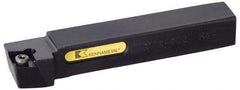 Kennametal - SCRP, Left Hand Cut, 15° Lead Angle, 1/2" Shank Height x 1/2" Shank Width, Positive Rake Indexable Turning Toolholder - 3-1/2" OAL, CP..32.5. Insert Compatibility, Series Screw-On - Benchmark Tooling