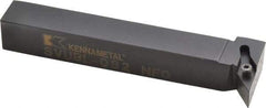 Kennametal - SVUB, Left Hand Cut, 3° Lead Angle, 1/2" Shank Height x 1/2" Shank Width, Neutral Rake Indexable Turning Toolholder - 3-1/2" OAL, VB..22. Insert Compatibility, Series Screw-On - Benchmark Tooling