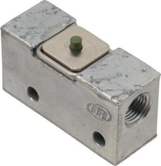 ARO/Ingersoll-Rand - 0.195 CV Rate & 7.5 CFM 3 Way Air Valve - Pin Plunger, Spring Return, 150 Max psi - Benchmark Tooling