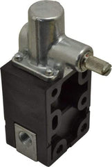 ARO/Ingersoll-Rand - 0.195 CV Rate & 7.5 CFM 3 Way Air Valve - Clockwise & Counterclockwise, Spring Return, 150 Max psi - Benchmark Tooling