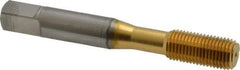 OSG - 3/8-24 UNF H4 Thread Limit Modified Bottoming Thread Forming Tap - Cobalt, TiN Finish, 2-15/16" OAL, 1-1/4" Thread Length, Right Hand Thread, Series HY-PRO NRT - Benchmark Tooling