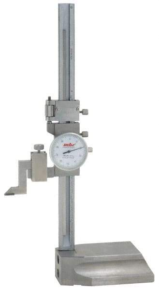 Value Collection - 300mm Stainless Steel Dial Height Gage - 0.02mm Graduation, Dial Display - Benchmark Tooling