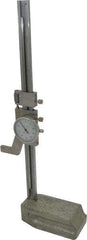 Value Collection - 8" Stainless Steel Dial Height Gage - 0.001" Graduation, Dial Display - Benchmark Tooling