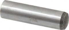 Value Collection - 16mm Diam x 60mm Pin Length Alloy Steel Standard Dowel Pin - C 58-62 Hardness, 94,900 Lb Breaking Strength, 1 Rounded End - Benchmark Tooling