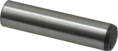 Value Collection - 16mm Diam x 70mm Pin Length Alloy Steel Standard Dowel Pin - C 58-62 Hardness, 94,900 Lb Breaking Strength, 1 Rounded End - Benchmark Tooling