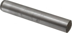 Value Collection - 20mm Diam x 120mm Pin Length Alloy Steel Standard Dowel Pin - C 58-62 Hardness, 148,000 Lb Breaking Strength, 1 Rounded End - Benchmark Tooling