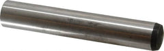 Value Collection - 25mm Diam x 150mm Pin Length Alloy Steel Standard Dowel Pin - C 58-62 Hardness, 232,000 Lb Breaking Strength, 1 Rounded End - Benchmark Tooling