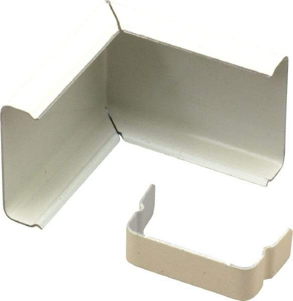 Wiremold - 1-7/8 Inch Long x 1.87 Inch Wide x 3/4 Inch High, Raceway Elbow End - Ivory, For Use with Wiremold NM2000 Series Raceways - Benchmark Tooling