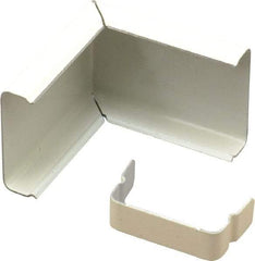 Wiremold - 1-7/8 Inch Long x 1.87 Inch Wide x 3/4 Inch High, Raceway Elbow End - Ivory, For Use with Wiremold NM2000 Series Raceways - Benchmark Tooling