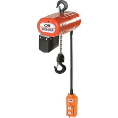 CM - 500 Lb Capacity 12 FPM Lift Speed 115V Electric Chain Hoist - Benchmark Tooling