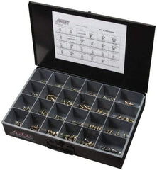 Value Collection - 250 Piece, Inch, Steel Grease Fitting Set - Benchmark Tooling