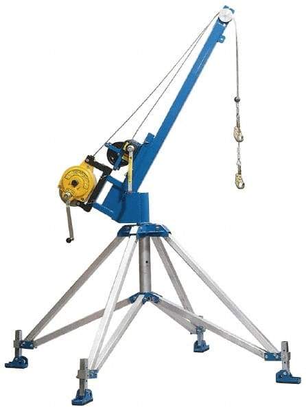 Gemtor - Confined Space Entry & Retrieval Systems Hoist Type: Quadpod Hoist Base: Portable - Benchmark Tooling