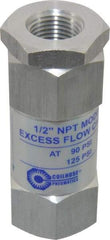 Coilhose Pneumatics - 1/2" Aluminum Check Valve - Inline, FPT x FPT - Benchmark Tooling