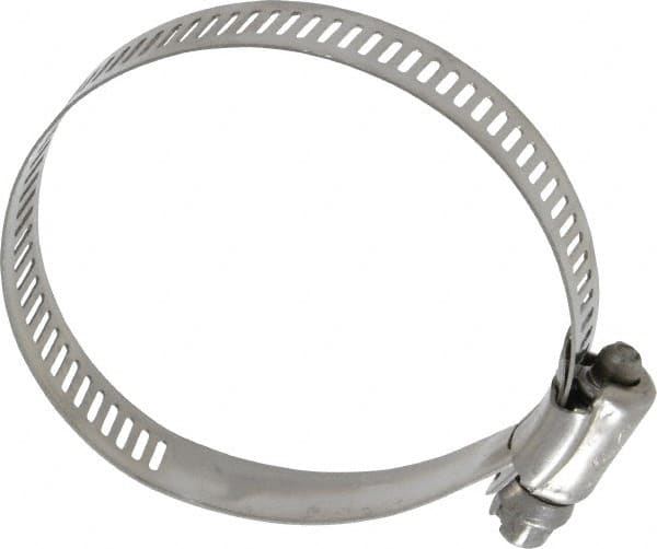 IDEAL TRIDON - SAE Size 36, 1-13/16 to 2-3/4" Diam, Stainless Steel Worm Drive Clamp - 1/2" Wide, Material Grade 201/305, Series 620 - Benchmark Tooling