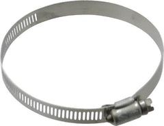 IDEAL TRIDON - SAE Size 60, 3-5/16 to 4-1/4" Diam, Stainless Steel Worm Drive Clamp - 1/2" Wide, Material Grade 201/305, Series 620 - Benchmark Tooling