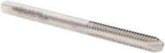 Union Butterfield - #6-32 UNC, 2 Flute, Bright Finish, High Speed Steel Spiral Point Tap - Bottoming Chamfer, Right Hand Thread, 2" OAL, 11/16" Thread Length, 0.141" Shank Diam, 2B/3B Class of Fit, Series 1534 - Exact Industrial Supply