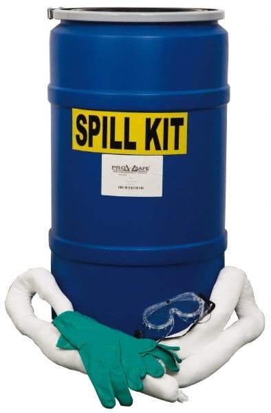 PRO-SAFE - Oil Only Spill Kit - 30 Gal Drum - Benchmark Tooling