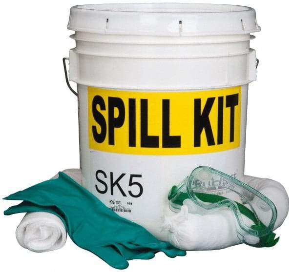 PRO-SAFE - Oil Only Spill Kit - 5 Gal Pail - Benchmark Tooling