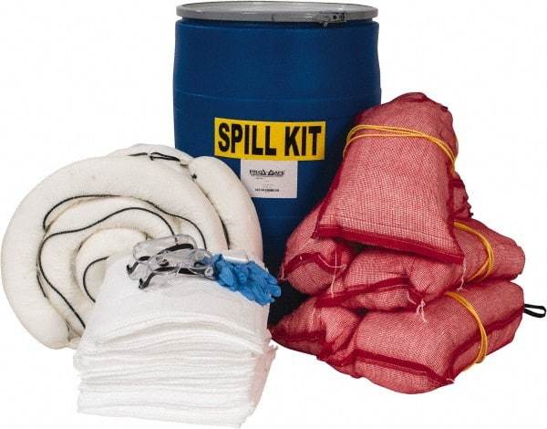 PRO-SAFE - Oil Only Spill Kit - 55 Gal Polyethylene Drum - Benchmark Tooling