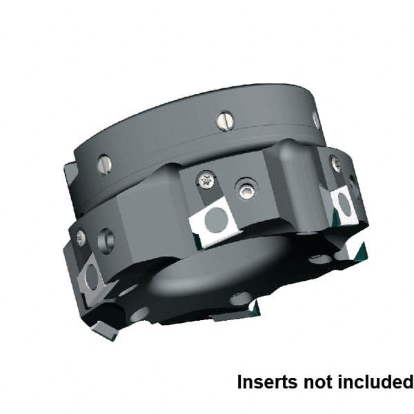 Kennametal - 80mm Cut Diam, 27mm Arbor Hole Diam, Indexable Square-Shoulder Face Mill - Benchmark Tooling