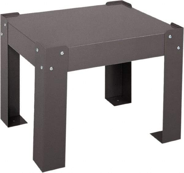 Durham - Gray, Steel, Cabinet Leg Kit - 21" Wide x 17" Deep x 4" High Body - Benchmark Tooling