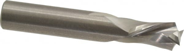 Onsrud - 1/2" Cutting Diam x 7/8" Length of Cut, 2 Flute, Compression Spiral Router Bit - Uncoated, Right Hand Cut, Solid Carbide, 3" OAL x 1/2" Shank Diam, Double Edge, 30° Helix Angle - Benchmark Tooling