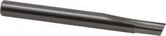 Onsrud - 1/4" Diam, 1/4" Shank Diam, 3/8" Length of Cut, 1 Flute Single Edge Straight Router Bit - 2-1/2" Overall Length, Right Hand Cut, Solid Carbide - Benchmark Tooling