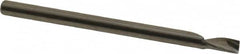 Onsrud - 1/8" Cutting Diam x 1/4" Length of Cut, 1 Flute, Upcut Spiral Router Bit - Uncoated, Right Hand Cut, Solid Carbide, 2" OAL x 1/8" Shank Diam, Single Edge, 21° Helix Angle - Benchmark Tooling