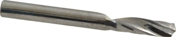 Onsrud - 1/4" Cutting Diam x 7/8" Length of Cut, 1 Flute, Upcut Spiral Router Bit - Uncoated, Right Hand Cut, Solid Carbide, 2-1/2" OAL x 1/4" Shank Diam, Single Edge - Benchmark Tooling