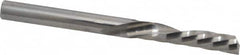 Onsrud - 1/4" Cutting Diam x 1-1/4" Length of Cut, 1 Flute, Downcut Spiral Router Bit - Uncoated, Right Hand Cut, Solid Carbide, 3" OAL x 1/4" Shank Diam, Single Edge, 21° Helix Angle - Benchmark Tooling