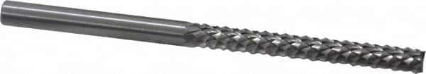 Onsrud - 1/4" Cut Diam, 1/4" Shank Diam, Carbide Double Cut Cylinder Burr - Benchmark Tooling