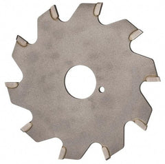 Onsrud - 3" Diam x 0.095" Blade Thickness x 5/8" Arbor Hole Diam, 10 Tooth Slitting and Slotting Saw - Arbor Connection, Right Hand, Uncoated, Carbide-Tipped, 0° Rake - Benchmark Tooling