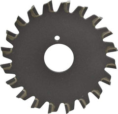 Onsrud - 2-1/2" Diam x 0.095" Blade Thickness x 5/8" Arbor Hole Diam, 20 Tooth Slitting and Slotting Saw - Arbor Connection, Right Hand, Uncoated, Carbide-Tipped, -5° Rake - Benchmark Tooling