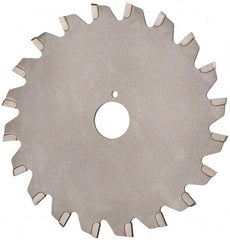 Onsrud - 4" Diam x 0.095" Blade Thickness x 5/8" Arbor Hole Diam, 20 Tooth Slitting and Slotting Saw - Arbor Connection, Right Hand, Uncoated, Carbide-Tipped, -5° Rake - Benchmark Tooling