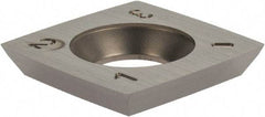 Onsrud - VPGT160412 Carbide Milling Insert - Uncoated, 1/4" Thick, 1/2" Inscribed Circle - Benchmark Tooling