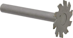 Onsrud - 2" Diam x 0.095" Blade Thickness, 10 Tooth Slitting and Slotting Saw - Shank Connection, Right Hand, Uncoated, Carbide-Tipped, 0° Rake - Benchmark Tooling