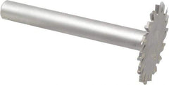 Onsrud - 2" Diam x 0.095" Blade Thickness, 16 Tooth Slitting and Slotting Saw - Shank Connection, Right Hand, Uncoated, Carbide-Tipped, 0° Rake - Benchmark Tooling