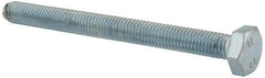 Value Collection - M10x1.50mm Metric Coarse, 110mm Length Under Head Hex Head Cap Screw - Fully Threaded, Grade 8.8 Steel, Zinc-Plated Finish, 17mm Hex - Benchmark Tooling