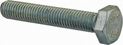 Value Collection - M10x1.50mm Metric Coarse, 60mm Length Under Head Hex Head Cap Screw - Fully Threaded, Grade 8.8 Steel, Zinc-Plated Finish, 17mm Hex - Benchmark Tooling