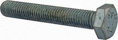 Value Collection - M10x1.50mm Metric Coarse, 65mm Length Under Head Hex Head Cap Screw - Fully Threaded, Grade 8.8 Steel, Zinc-Plated Finish, 17mm Hex - Benchmark Tooling