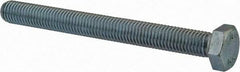 Value Collection - M12x1.75mm Metric Coarse, 120mm Length Under Head Hex Head Cap Screw - Fully Threaded, Grade 8.8 Steel, Zinc-Plated Finish, 19mm Hex - Benchmark Tooling