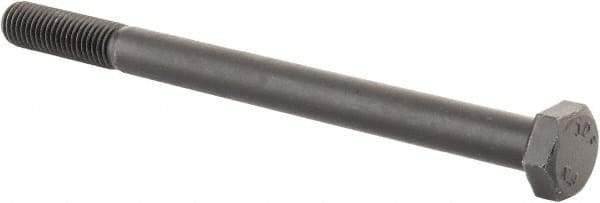 Value Collection - M12x1.75mm Metric Coarse, 160mm Length Under Head Hex Head Cap Screw - Partially Threaded, Grade 10.9 Steel, Uncoated, 19mm Hex - Benchmark Tooling