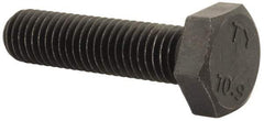 Value Collection - M10x1.50mm Metric Coarse, 40mm Length Under Head Hex Head Cap Screw - Fully Threaded, Grade 10.9 Steel, Uncoated, 17mm Hex - Benchmark Tooling