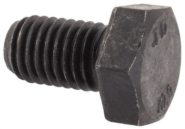 Value Collection - M12x1.75mm Metric Coarse, 20mm Length Under Head Hex Head Cap Screw - Fully Threaded, Grade 10.9 Steel, Uncoated, 19mm Hex - Benchmark Tooling