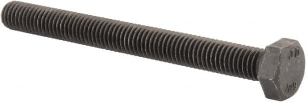 Value Collection - M8x1.25mm Metric Coarse, 80mm Length Under Head Hex Head Cap Screw - Fully Threaded, Grade 10.9 Steel, Uncoated, 13mm Hex - Benchmark Tooling