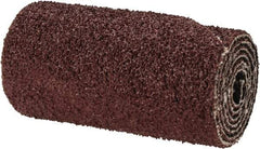 Superior Abrasives - 3/4" Max Roll Diam x 1-1/2" OAL, 50 Grit Straight Cartridge Roll - 3/16" Pilot Hole Diam, Coarse Grade - Benchmark Tooling