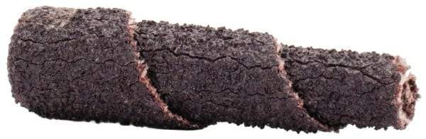 Merit Abrasives - 1-1/2" Long x 3/8" Diam, Aluminum Oxide, Full Taper Cartridge Roll - 50 Grit, 1/8" Pilot Hole Diam, Coarse Grade - Benchmark Tooling