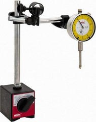 Value Collection - 0.001" Graduation, 0-100 Dial Reading, Indicator & Base Kit - C Holder, 0.001 Inch Graduation, Includes Dial Indicator, Magnetic Base - Benchmark Tooling
